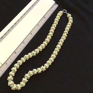Glass bead necklace
